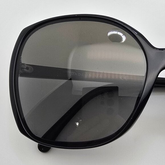 Chanel 5204 c.501/4R Black Frame Grey Gradient Lens Oversized Sunglasses Italy - Picture 12 of 12